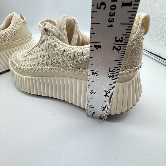 Dolce Vita Womens Knit Sneakers Sandstone Beige Dolen Shoes SIZE 7.5 US Boho - Picture 10 of 10